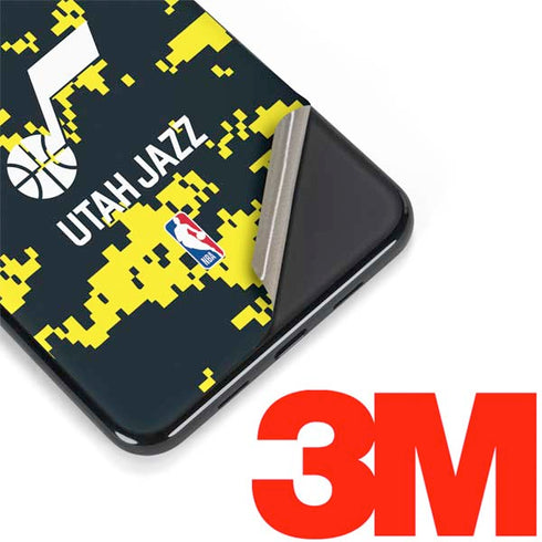 NBA Utah Jazz Grey Digi Camo Google Pixel 3a XL Skin